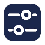 Tuning Square 2 SVG Icon